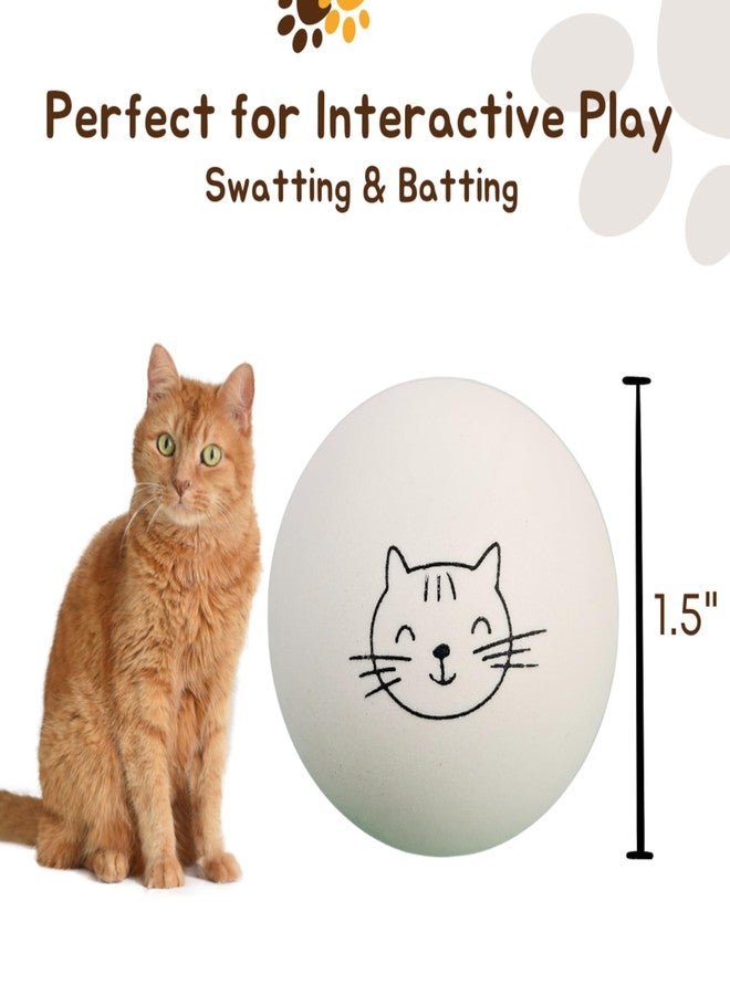 Cloverjoyed Ping Pong Balls for Cats, 6 Pack, Enrichment Toys, Cat Lovers Gift Ideas, Ball Pits, Bouncy - Image 3